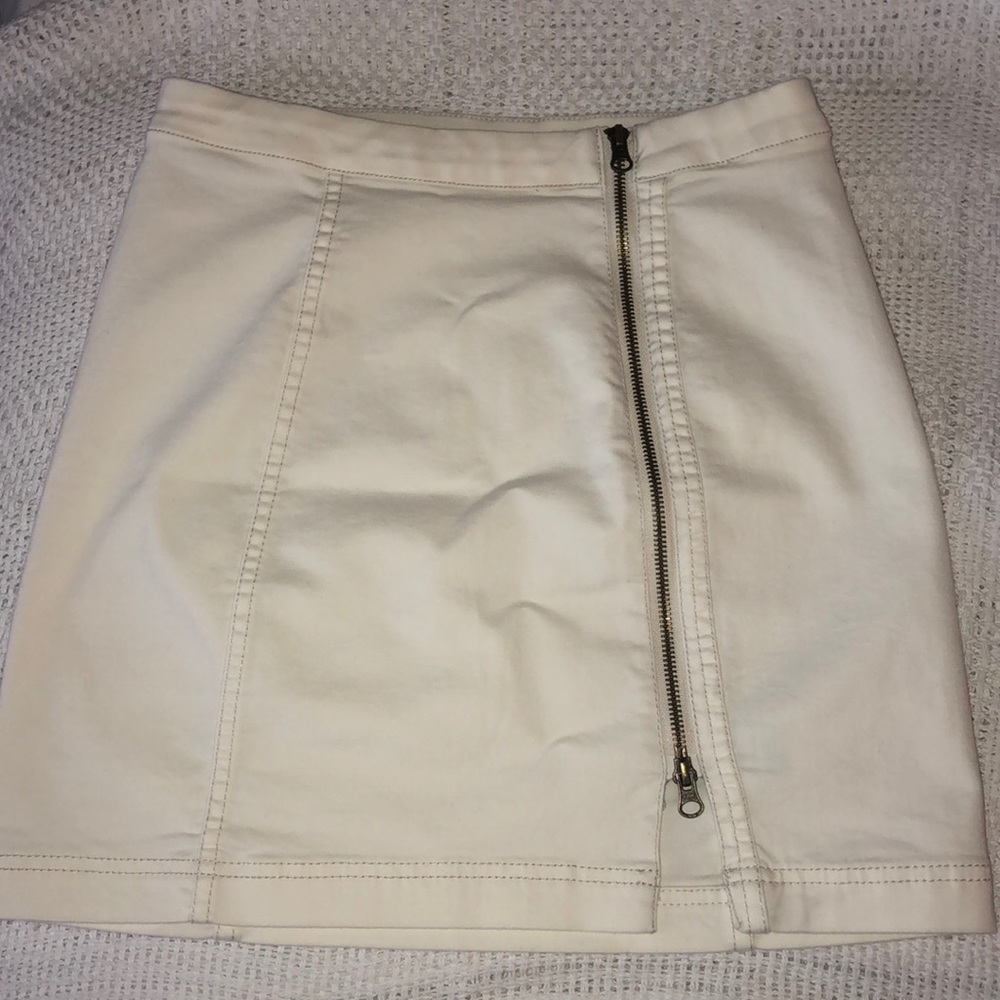 Free People White Skirt